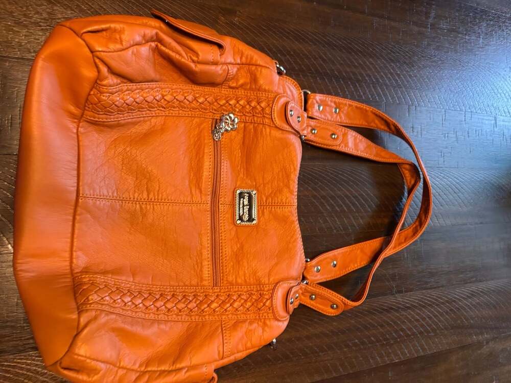 Angel Barcelo Shoulder Bag Faux Leather Hobo Purse